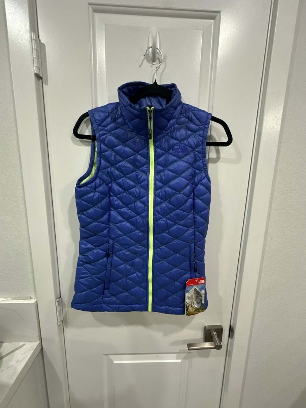 The North Face Women's ThermoBall Quilted Vest Coastline Blue XS
